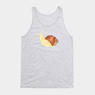 Watercolor Snail Tank Top